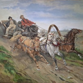 копия картины "Понесли" Ковалевского П.О.