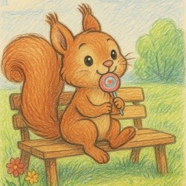 Китти и конфета 