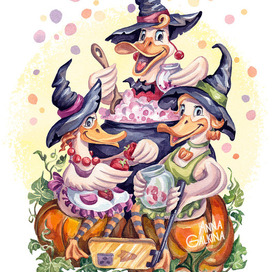 Гусыни осеннее сэлфи