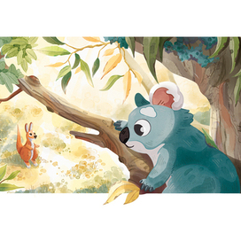 Книжный разворот. Коала