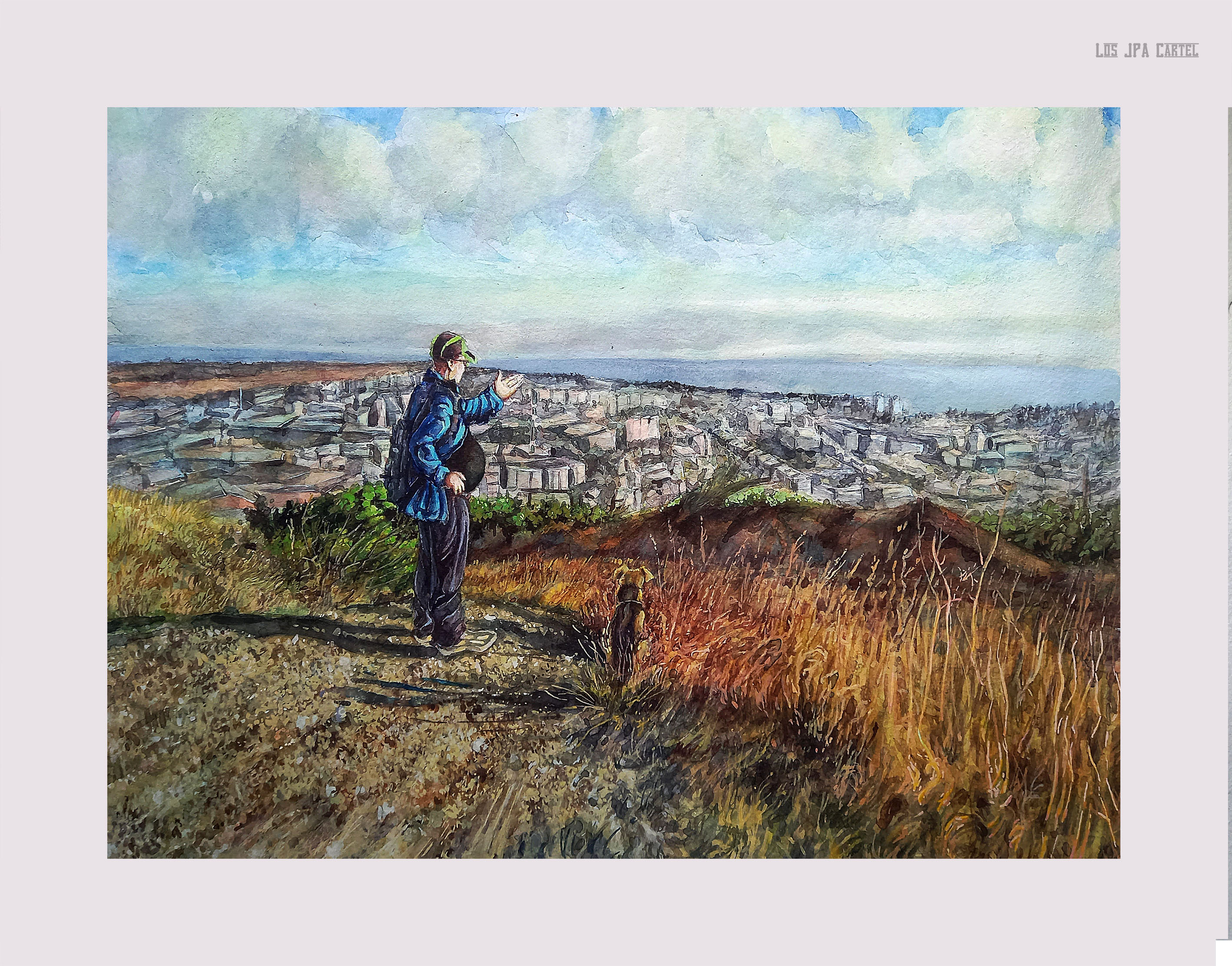 Сказ о берегах далеких. Собака мечтает побывать на морях и далеких странах.