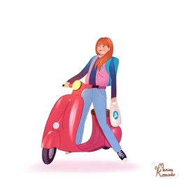 Д / Алфавит из персонажей