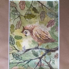 Сова и мышь 