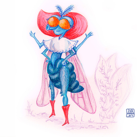 Муха Муша для издательства "Добрый Великан"