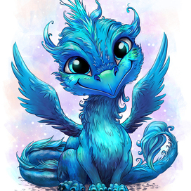 Пернатый дракончик