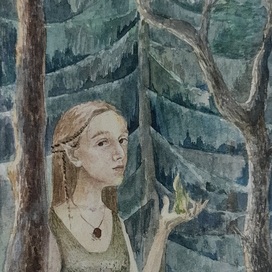 В хвойном лесу