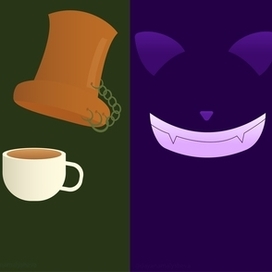 Постеры по мотивам Алиса в стране чудес