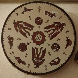 Дизайн бубна в пермском зверином стиле