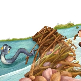 Разворот для книжки-картонки