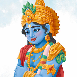 Дизайн персонажа - Кришна