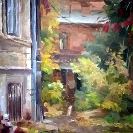 Осенний дворик