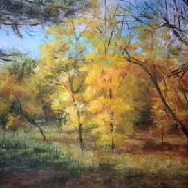 В осеннем лесу