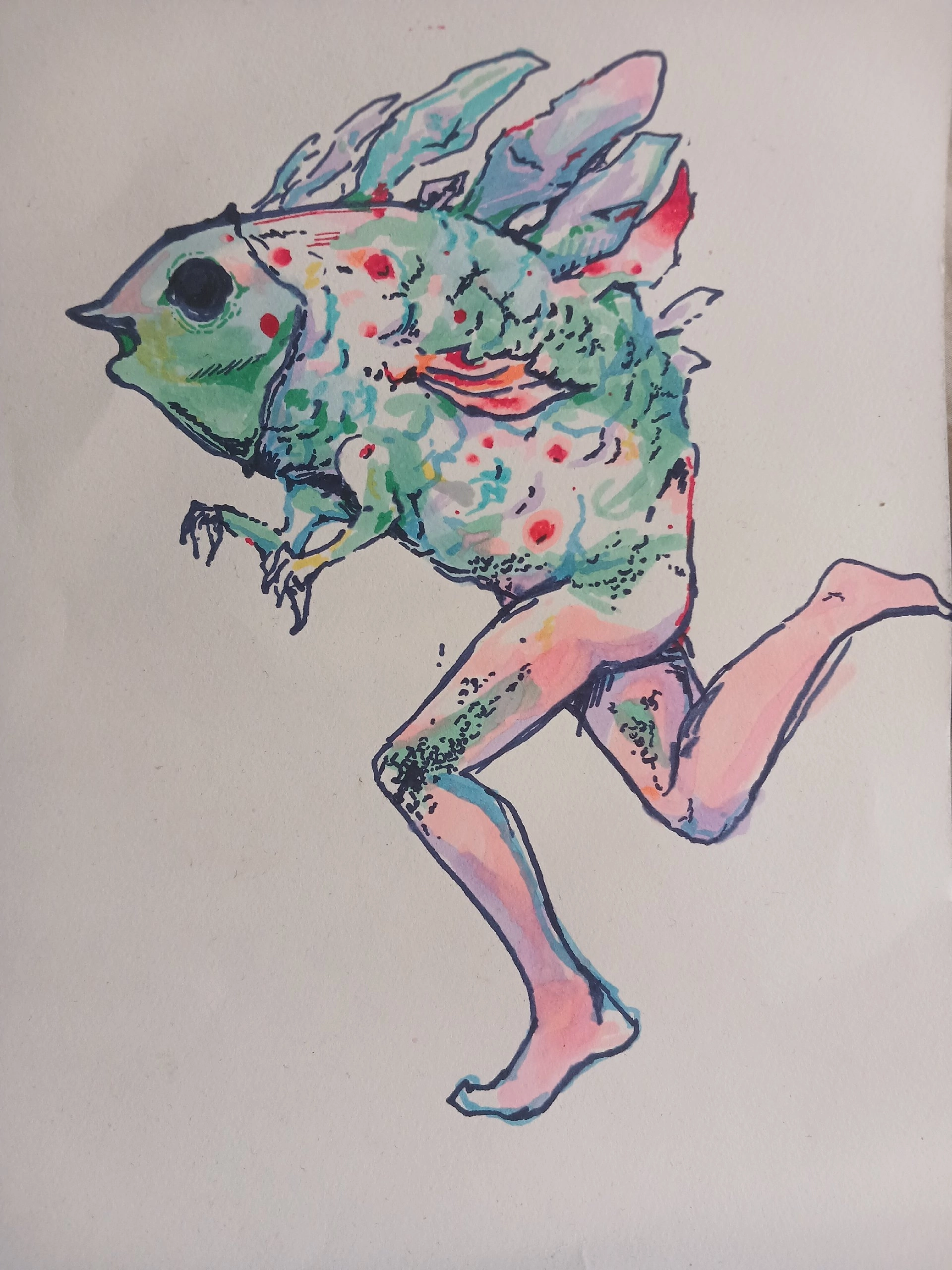 Обратная русалка