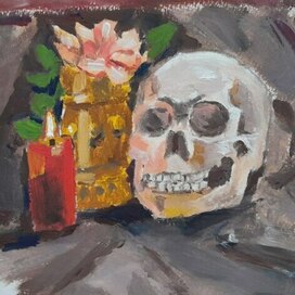 масляный череп 