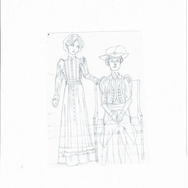 Скетч для комикса