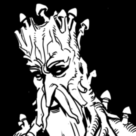 леший из серии иллюстраций по славянской мифологии