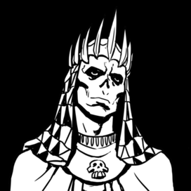 кащей из серии иллюстраций по славянской мифологии