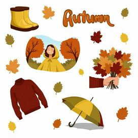 Autumn stickers