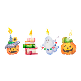 Свечи Хэллоуина
