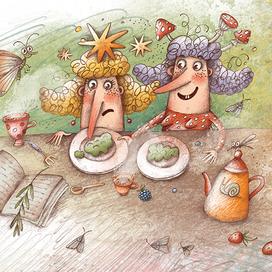 Иллюстрация к книге "Мика. Секрет восьмого гнома"