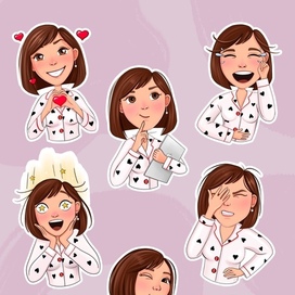 Стикерпак для соц сетей и печати