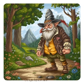 Иллюстрация для детской книги 