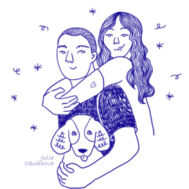 Серия иллюстраций "О любви" 1