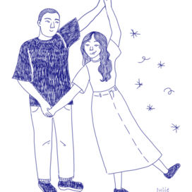 Серия иллюстраций "О любви" 4