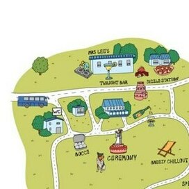 Свадебная иллюстративная карта