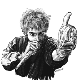 скетч портрет Таки