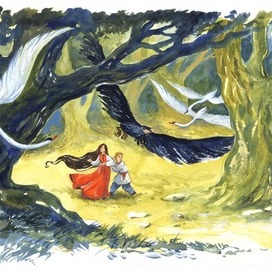 Иллюстрация к истории о Купале и Костроме