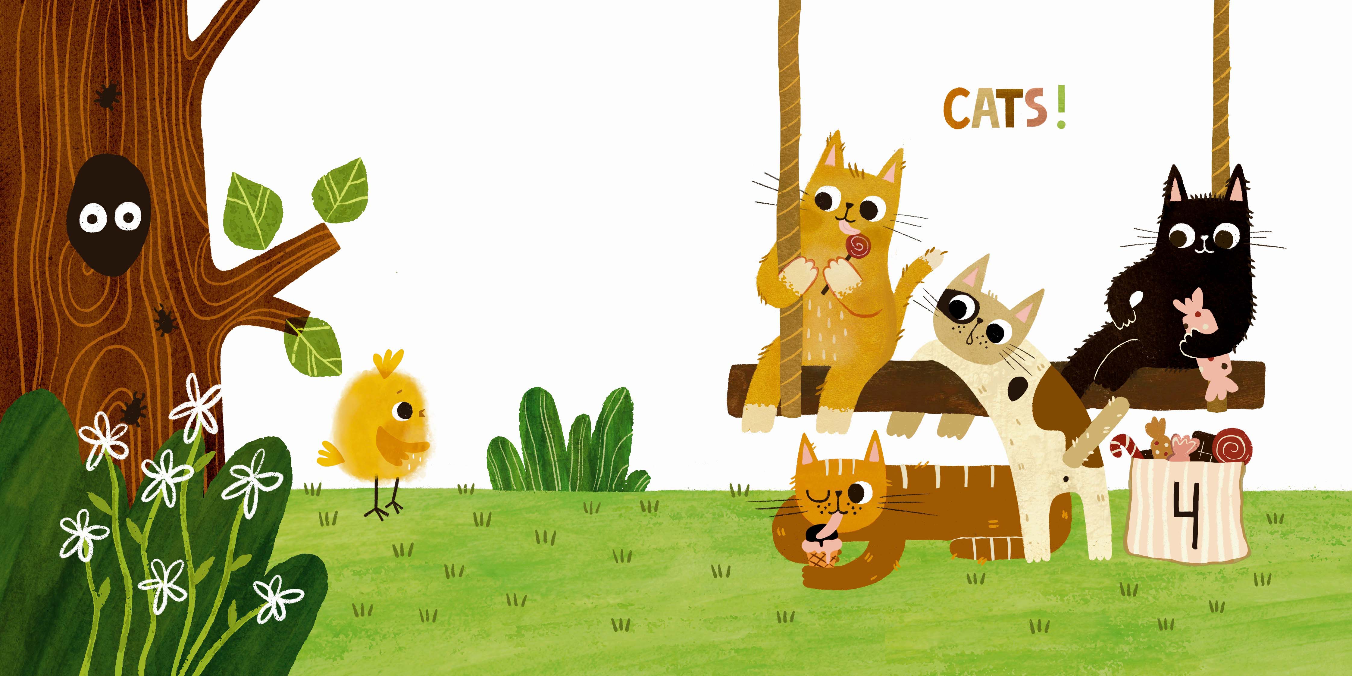 Книжка-картонка про счет (животные)