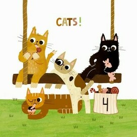 Книжка-картонка про счет (животные)