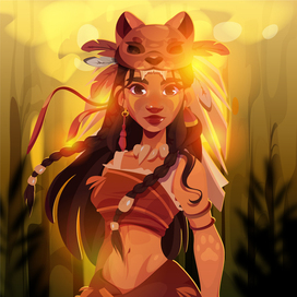 Девушка этнической народности