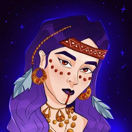 Мистический портрет в стиле фэнтези