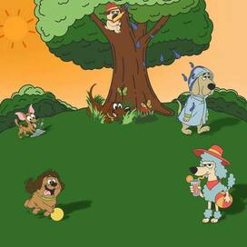 Иллюстрации в стиле Ханна-Барбера