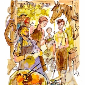 Юрий Коваль "Чистый Дор" глава "Железяка"