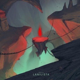 Магический кристалл в пещере