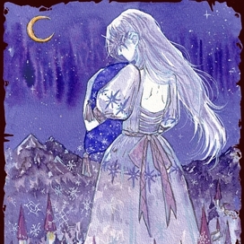 Акварельная иллюстрация, книжная иллюстрация