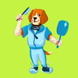 Бренд-персонаж для проекта «Питомцы в Москве»