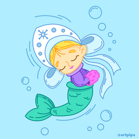 Русалка-снегурочка