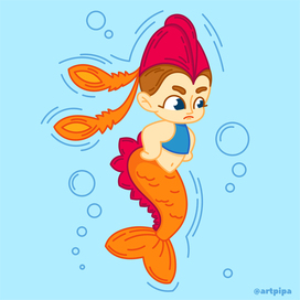 Русалка жар-птица