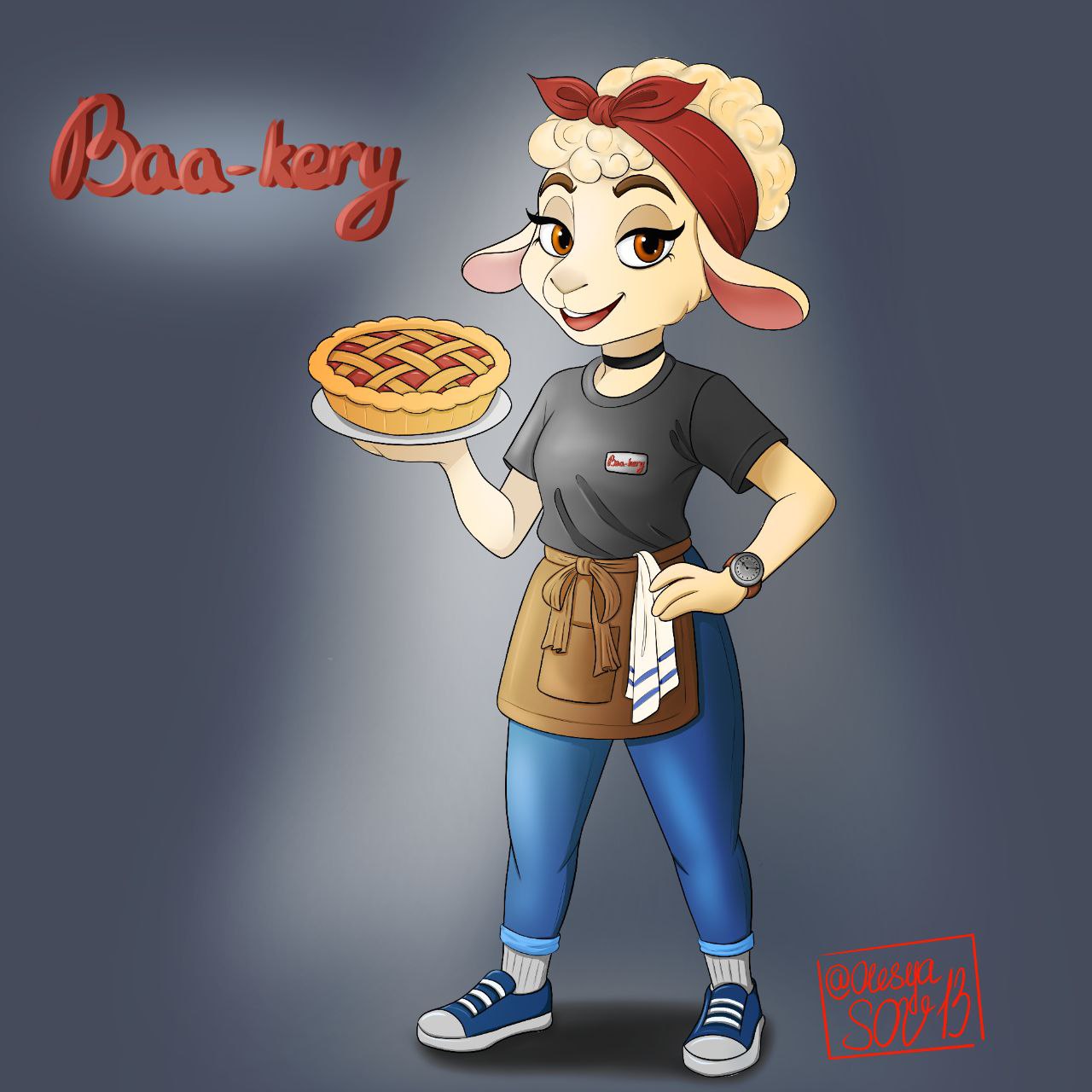 Маскот для кофейни, персонаж