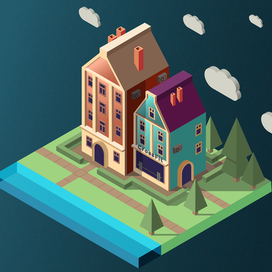 Дома в изометрии