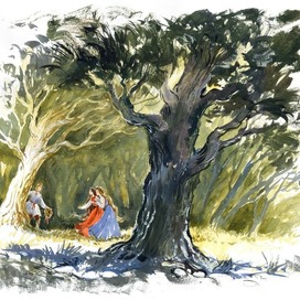 Иллюстрация к истории о Купале и Костроме