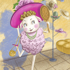 Овечка в шляпке