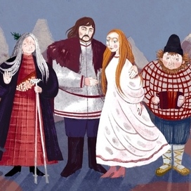 Иллюстрация финальной сцены шоу "Дондыкарские сундуки"