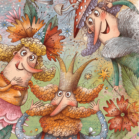 Иллюстрация к книге "Мика. Секрет восьмого гнома"