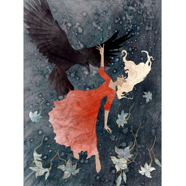 Иллюстрация для книги «The Girl with alabaster skin»