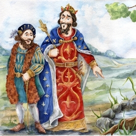 Иллюстрация к сказке " Диана"